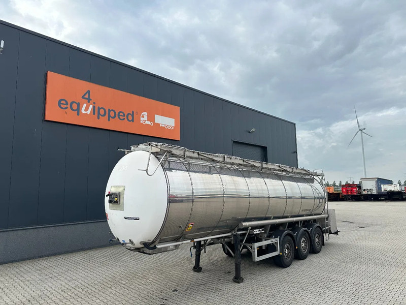Feldbinder FOOD / LEVENSMIDDELEN / LEBENSMITTEL / 33.500L / 3-COMP / PUMP / NL-trailer / APK: 10-2026 - Tsistern poolhaagis: pilt 1 Feldbinder FOOD / LEVENSMIDDELEN / LEBENSMITTEL / 33.500L / 3-COMP / PUMP / NL-trailer / APK: 10-2026 - Tsistern poolhaagis: pilt 1