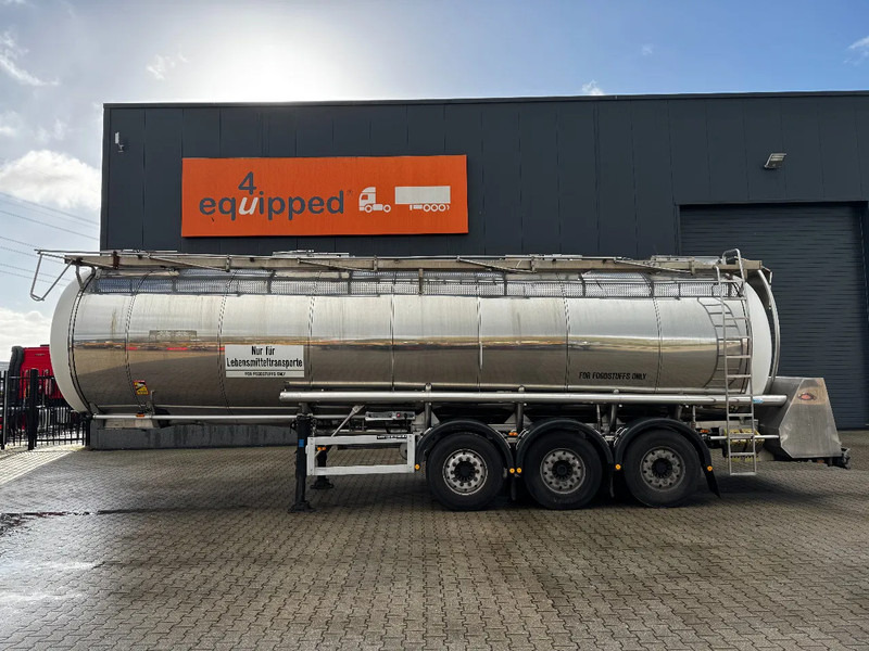 Feldbinder LEBENSMITTEL / LEVENSMIDDELEN FOOD / 33.500L / 3-COMP / PUMPE / INOX / NL-trailer / APK: 05-2026 - Tsistern poolhaagis: pilt 3 Feldbinder LEBENSMITTEL / LEVENSMIDDELEN FOOD / 33.500L / 3-COMP / PUMPE / INOX / NL-trailer / APK: 05-2026 - Tsistern poolhaagis: pilt 3