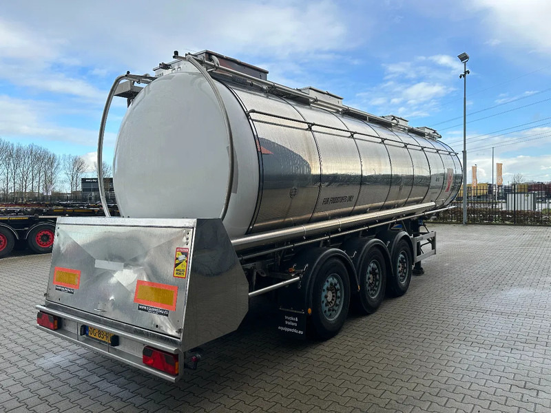 Feldbinder LEBENSMITTEL / LEVENSMIDDELEN FOOD / 33.500L / 3-COMP / PUMPE / INOX / NL-trailer / APK: 07-2026 - Tsistern poolhaagis: pilt 3 Feldbinder LEBENSMITTEL / LEVENSMIDDELEN FOOD / 33.500L / 3-COMP / PUMPE / INOX / NL-trailer / APK: 07-2026 - Tsistern poolhaagis: pilt 3