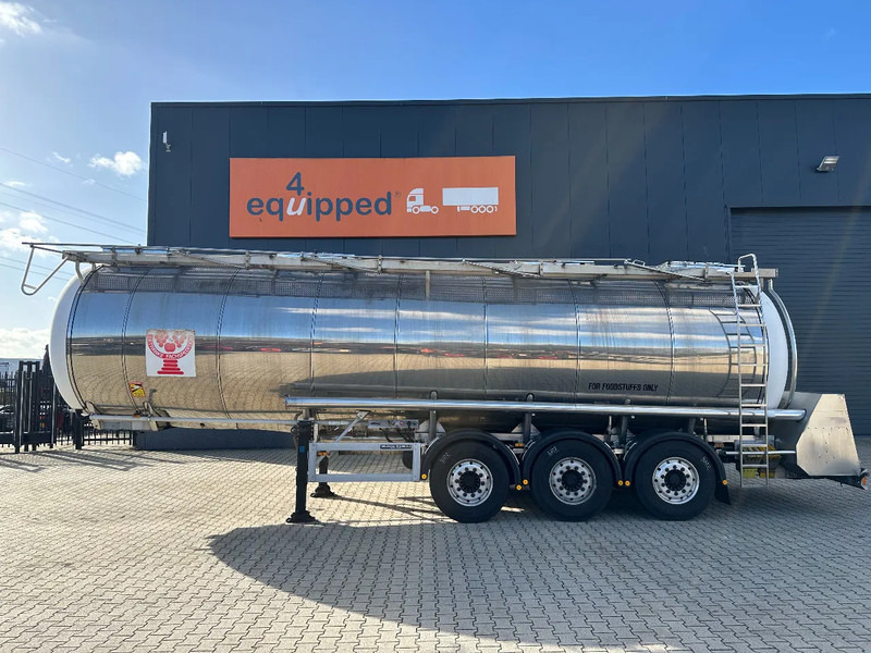 Feldbinder LEBENSMITTEL / LEVENSMIDDELEN FOOD / 33.500L / 3-COMP / PUMPE / INOX / NL-trailer / APK: 10-2026 - Tsistern poolhaagis: pilt 2 Feldbinder LEBENSMITTEL / LEVENSMIDDELEN FOOD / 33.500L / 3-COMP / PUMPE / INOX / NL-trailer / APK: 10-2026 - Tsistern poolhaagis: pilt 2