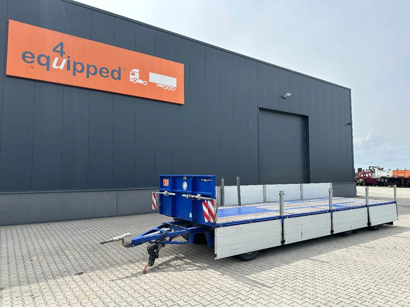 Floor zeer mooie AXD.330 3-assige aanhanger met alu zijborden, rongpotten, liftas, geschoopeerd, NL-aanhanger, APK: 09/2025 - Platvormhaagis/ Madelhaagis: pilt 2 Floor zeer mooie AXD.330 3-assige aanhanger met alu zijborden, rongpotten, liftas, geschoopeerd, NL-aanhanger, APK: 09/2025 - Platvormhaagis/ Madelhaagis: pilt 2