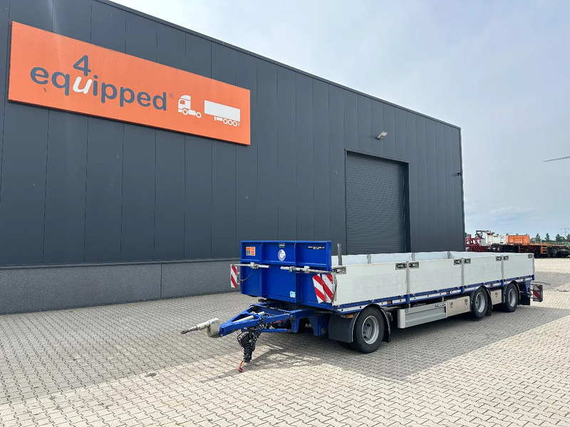 Floor zeer mooie AXD.330 3-assige aanhanger met alu zijborden, rongpotten, liftas, geschoopeerd, NL-aanhanger, APK: 09/2025 - Platvormhaagis/ Madelhaagis: pilt 1 Floor zeer mooie AXD.330 3-assige aanhanger met alu zijborden, rongpotten, liftas, geschoopeerd, NL-aanhanger, APK: 09/2025 - Platvormhaagis/ Madelhaagis: pilt 1