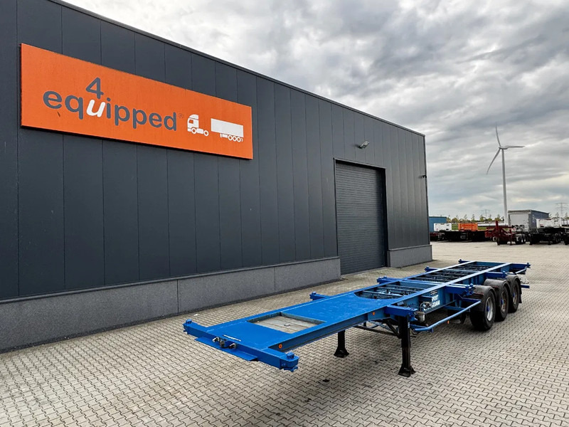 Groenewegen 40FT-chassis / liftaxle / drumbrakes / NL-Chassis - Konteinerveduk/ Tõstukiga poolhaagis: pilt 1 Groenewegen 40FT-chassis / liftaxle / drumbrakes / NL-Chassis - Konteinerveduk/ Tõstukiga poolhaagis: pilt 1