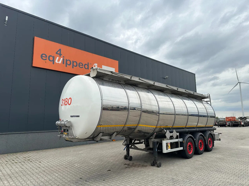 Indox 37.500L / 1-COMP /4-BAFFELS, ADR, L4BH, INOX, NL-trailer, ADR/APK: 07/2025 - Tsistern poolhaagis: pilt 1 Indox 37.500L / 1-COMP /4-BAFFELS, ADR, L4BH, INOX, NL-trailer, ADR/APK: 07/2025 - Tsistern poolhaagis: pilt 1