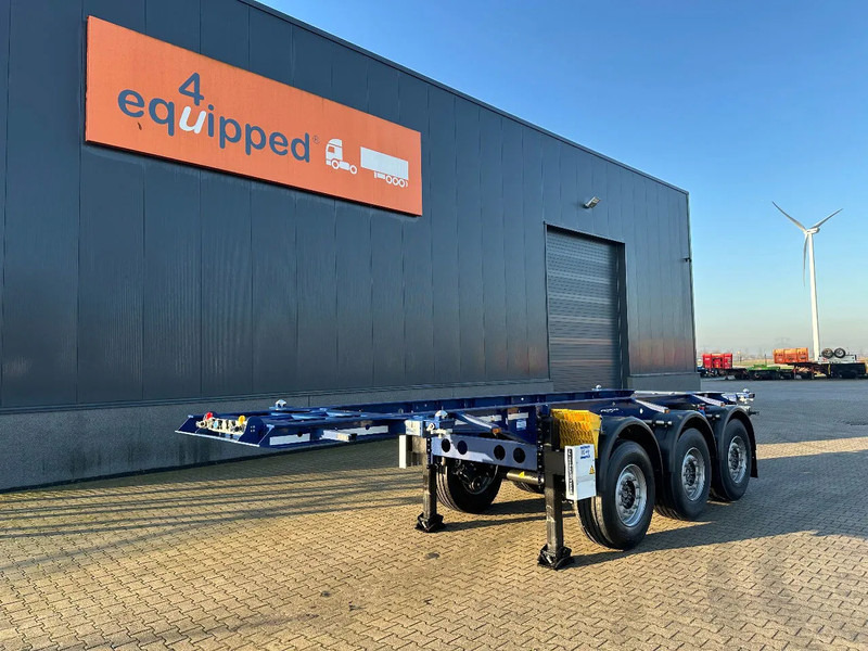 Krone NEW / DIRECT AVAILABLE 20FT ADR-CHASSIS, DISCBRAKES, LIFTAXLE, 2x available - Konteinerveduk/ Tõstukiga poolhaagis: pilt 1 Krone NEW / DIRECT AVAILABLE 20FT ADR-CHASSIS, DISCBRAKES, LIFTAXLE, 2x available - Konteinerveduk/ Tõstukiga poolhaagis: pilt 1