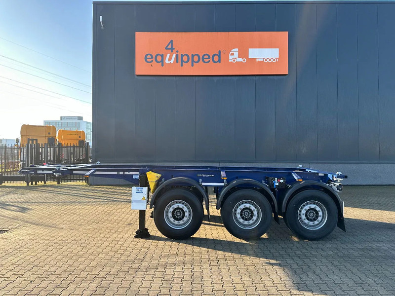 Krone NEW / DIRECT AVAILABLE 20FT ADR-CHASSIS, DISCBRAKES, LIFTAXLE, 2x available - Konteinerveduk/ Tõstukiga poolhaagis: pilt 2 Krone NEW / DIRECT AVAILABLE 20FT ADR-CHASSIS, DISCBRAKES, LIFTAXLE, 2x available - Konteinerveduk/ Tõstukiga poolhaagis: pilt 2