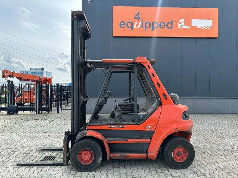 Linde H80D-03 FORKLIFT, 8000KG, duplex, 6 cil. Deutz diesel, 12.200hrs, - Diiseltõstuk: pilt 3 Linde H80D-03 FORKLIFT, 8000KG, duplex, 6 cil. Deutz diesel, 12.200hrs, - Diiseltõstuk: pilt 3