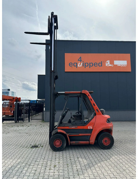 Linde H80D-03 FORKLIFT, 8000KG, duplex, 6 cil. Deutz diesel, 12.200hrs, - Diiseltõstuk: pilt 4 Linde H80D-03 FORKLIFT, 8000KG, duplex, 6 cil. Deutz diesel, 12.200hrs, - Diiseltõstuk: pilt 4