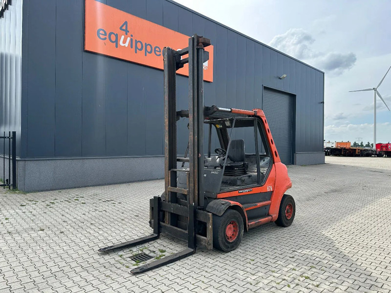 Linde H80D-03 FORKLIFT, 8000KG, duplex, 6 cil. Deutz diesel, 12.200hrs, - Diiseltõstuk: pilt 1 Linde H80D-03 FORKLIFT, 8000KG, duplex, 6 cil. Deutz diesel, 12.200hrs, - Diiseltõstuk: pilt 1