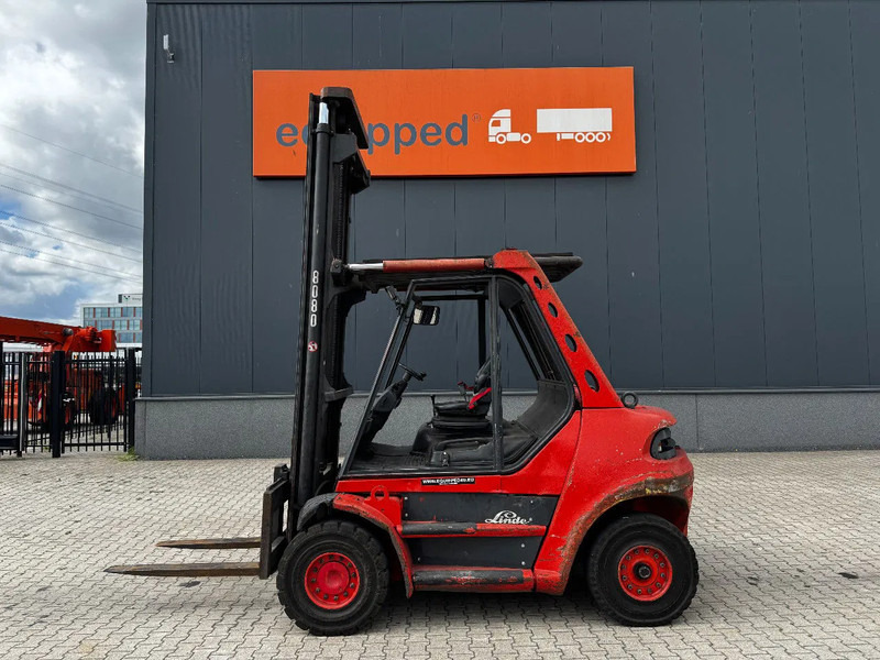 Linde H80D FORKLIFT, 8000KG, duplex, 6 cil. Deutz diesel, 14.934hrs, - Diiseltõstuk: pilt 2 Linde H80D FORKLIFT, 8000KG, duplex, 6 cil. Deutz diesel, 14.934hrs, - Diiseltõstuk: pilt 2