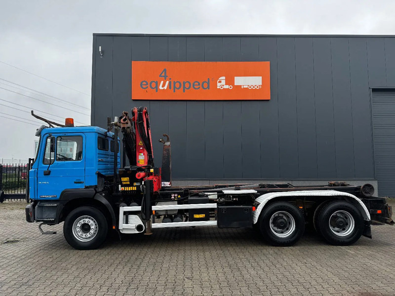 MAN FE 410A, 6x4, EURO-2, Palfinger 17000 Crane + VDL HOOK, full spring, manual gearbox, MOT 9/2025 - Konkstõstukiga veoauto, Kraanaga veoauto: pilt 4 MAN FE 410A, 6x4, EURO-2, Palfinger 17000 Crane + VDL HOOK, full spring, manual gearbox, MOT 9/2025 - Konkstõstukiga veoauto, Kraanaga veoauto: pilt 4