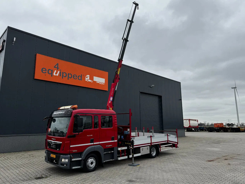 MAN TGL 8.180 Dubbele Cabine (DOKA), HMF535 K3 kraan met slechts 283 uur en 211.164km, EURO-6, oprij-platen, NL-truck, APK: 11/2025 - Treilerveoauto, Kraanaga veoauto: pilt 4 MAN TGL 8.180 Dubbele Cabine (DOKA), HMF535 K3 kraan met slechts 283 uur en 211.164km, EURO-6, oprij-platen, NL-truck, APK: 11/2025 - Treilerveoauto, Kraanaga veoauto: pilt 4