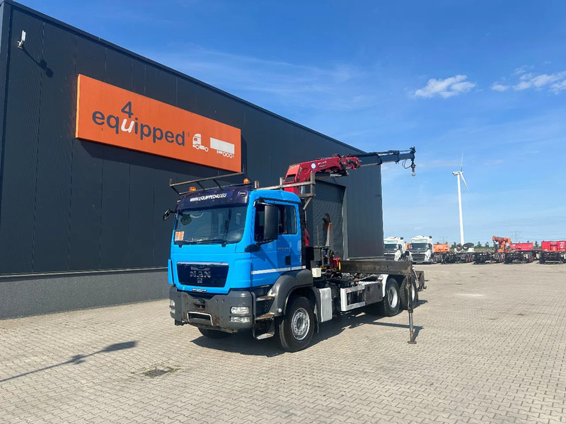 MAN TGS 33.440 6x4, EURO-5, HMF 2030 Crane + VDL HOOK, full spring, manual gearbox, MOT 03/2026 - Konkstõstukiga veoauto, Kraanaga veoauto: pilt 1 MAN TGS 33.440 6x4, EURO-5, HMF 2030 Crane + VDL HOOK, full spring, manual gearbox, MOT 03/2026 - Konkstõstukiga veoauto, Kraanaga veoauto: pilt 1