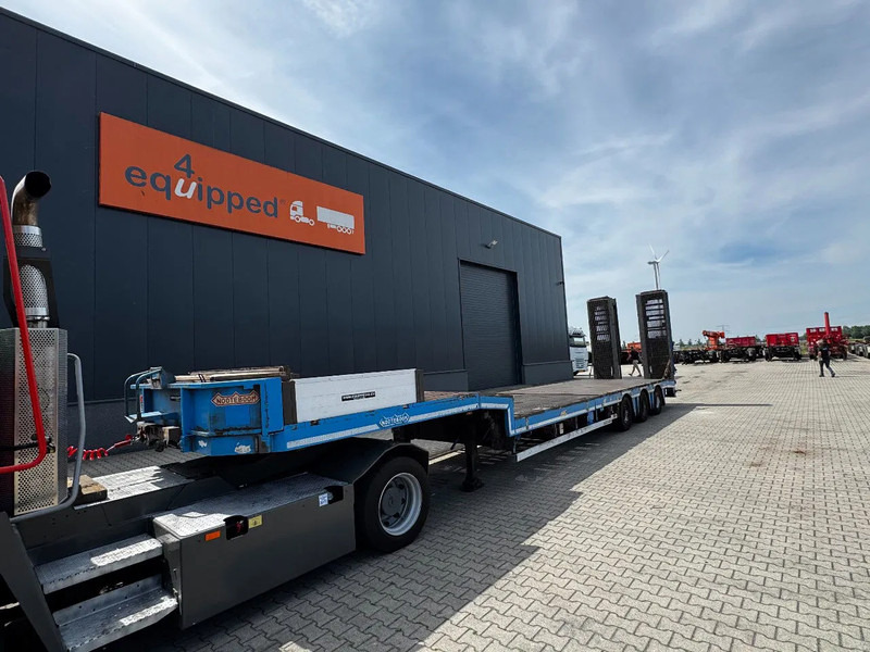 Nooteboom OSD-48-03V dieplader, NL-trailer, APK: 07/2026, hydraulische oprijplaten + hefplateau, 370cm uitschuifbaar, SAF + trommelremmen - Madal platvormpoolhaagis: pilt 1 Nooteboom OSD-48-03V dieplader, NL-trailer, APK: 07/2026, hydraulische oprijplaten + hefplateau, 370cm uitschuifbaar, SAF + trommelremmen - Madal platvormpoolhaagis: pilt 1