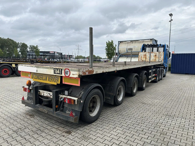 Nooteboom OVB-73-04, 73 tons 4-axle Ballast trailer, 3 hydraulic steering axles, 75% tyres, MOT 03/2026 - Platvorm/ Madelpoolhaagis: pilt 5 Nooteboom OVB-73-04, 73 tons 4-axle Ballast trailer, 3 hydraulic steering axles, 75% tyres, MOT 03/2026 - Platvorm/ Madelpoolhaagis: pilt 5