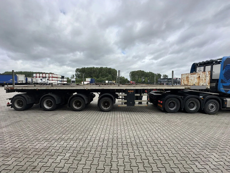 Nooteboom OVB-73-04, 73 tons 4-axle Ballast trailer, 3 hydraulic steering axles, 75% tyres, MOT 03/2026 - Platvorm/ Madelpoolhaagis: pilt 3 Nooteboom OVB-73-04, 73 tons 4-axle Ballast trailer, 3 hydraulic steering axles, 75% tyres, MOT 03/2026 - Platvorm/ Madelpoolhaagis: pilt 3