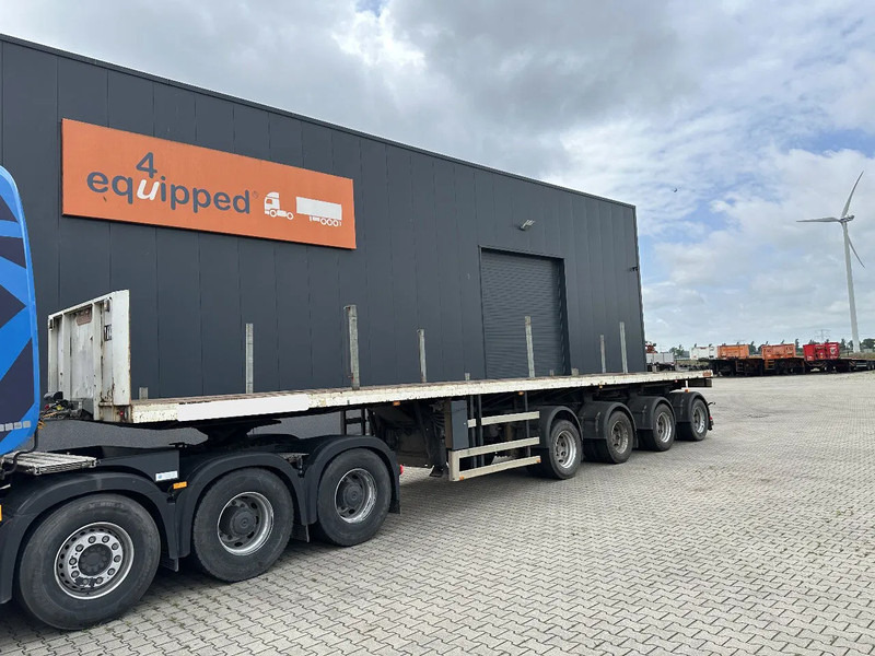 Nooteboom OVB-73-04, 73 tons 4-axle Ballast trailer, 3 hydraulic steering axles, 75% tyres, MOT 03/2026 - Platvorm/ Madelpoolhaagis: pilt 1 Nooteboom OVB-73-04, 73 tons 4-axle Ballast trailer, 3 hydraulic steering axles, 75% tyres, MOT 03/2026 - Platvorm/ Madelpoolhaagis: pilt 1