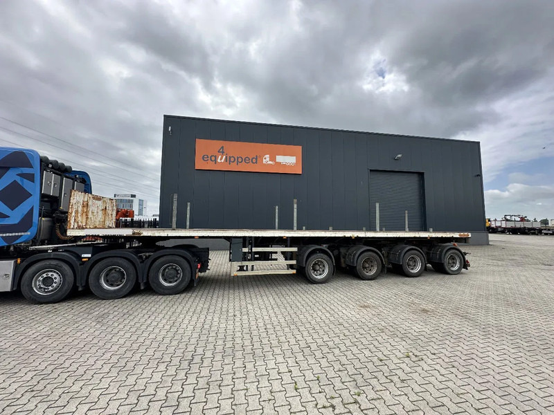 Nooteboom OVB-73-04, 73 tons Ballast trailer, 4 axles, 3 hydraulic steering axles, 75% tyres, MOT 03/2026 - Platvorm/ Madelpoolhaagis: pilt 2 Nooteboom OVB-73-04, 73 tons Ballast trailer, 4 axles, 3 hydraulic steering axles, 75% tyres, MOT 03/2026 - Platvorm/ Madelpoolhaagis: pilt 2