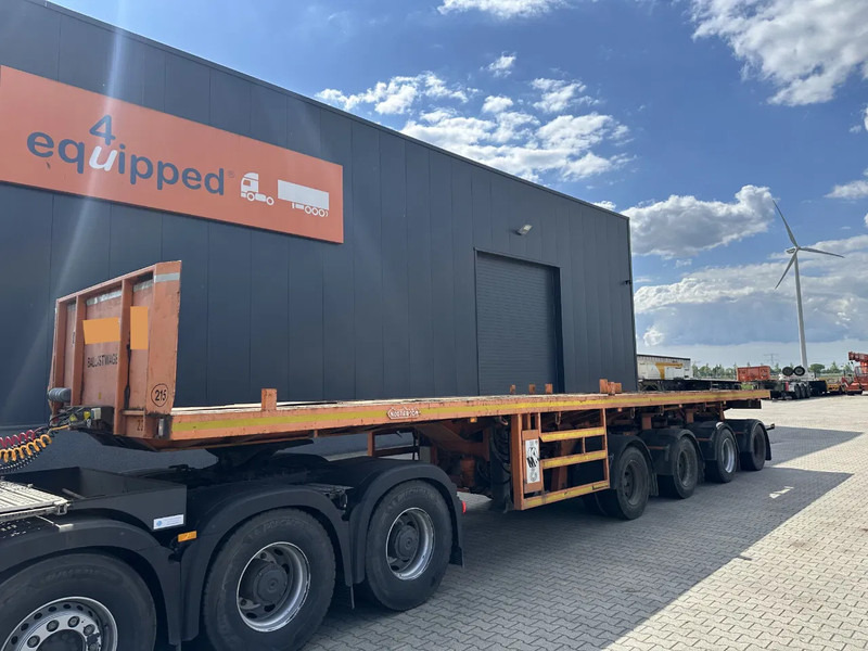 Nooteboom OVB-73-04, 73 tons Ballast trailer, 4 axles, 3 hydraulic steering axles, MOT 12/2025 - Platvorm/ Madelpoolhaagis: pilt 1 Nooteboom OVB-73-04, 73 tons Ballast trailer, 4 axles, 3 hydraulic steering axles, MOT 12/2025 - Platvorm/ Madelpoolhaagis: pilt 1