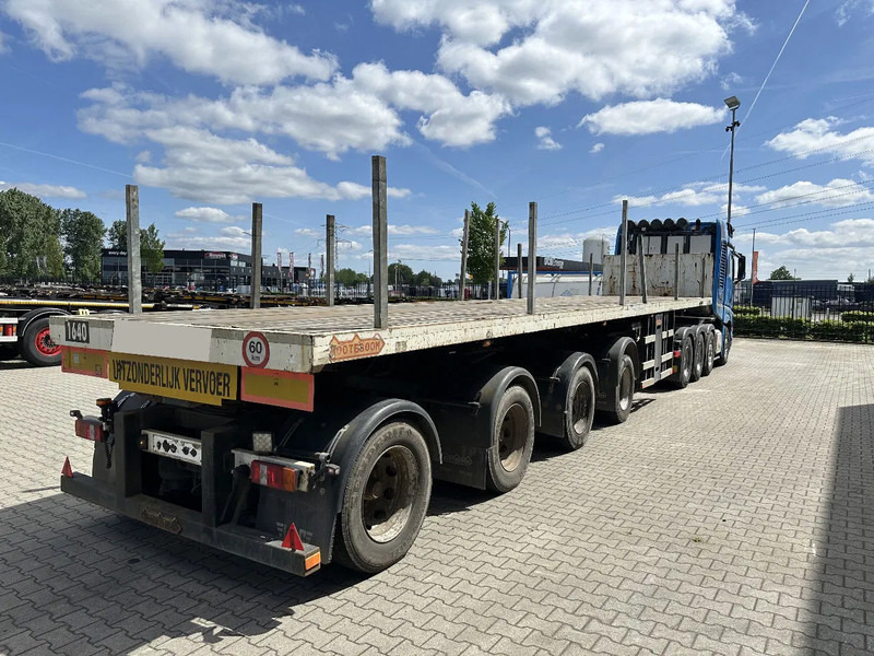 Nooteboom OVB-73-04, 73 tons Ballast trailer, 4 axles, 3 hydraulic steering axles - Platvorm/ Madelpoolhaagis: pilt 4 Nooteboom OVB-73-04, 73 tons Ballast trailer, 4 axles, 3 hydraulic steering axles - Platvorm/ Madelpoolhaagis: pilt 4