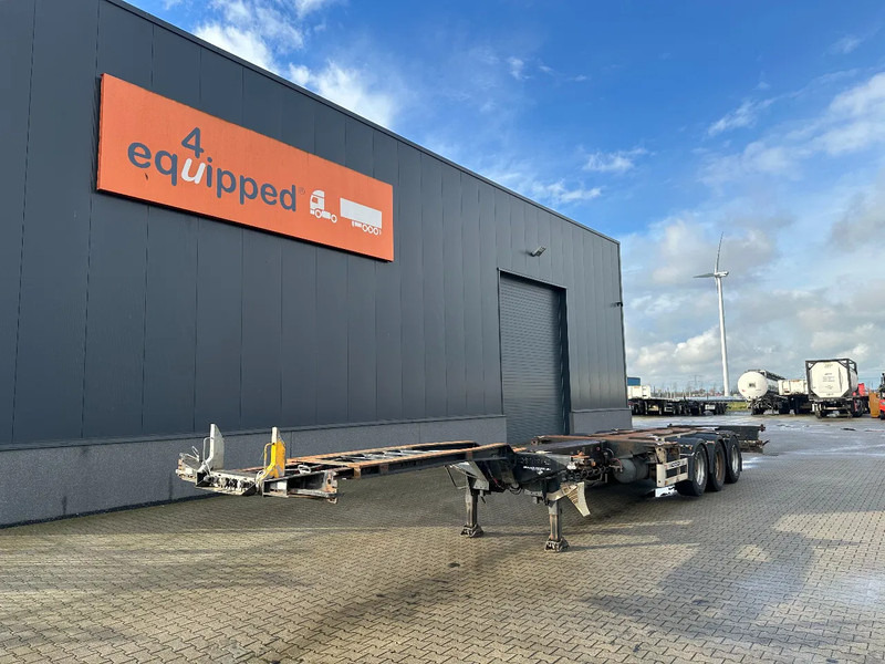 Pacton 45FT HC multi (3x extendable) / liftaxle / BPW drum / NL-chassis - Konteinerveduk/ Tõstukiga poolhaagis: pilt 1 Pacton 45FT HC multi (3x extendable) / liftaxle / BPW drum / NL-chassis - Konteinerveduk/ Tõstukiga poolhaagis: pilt 1