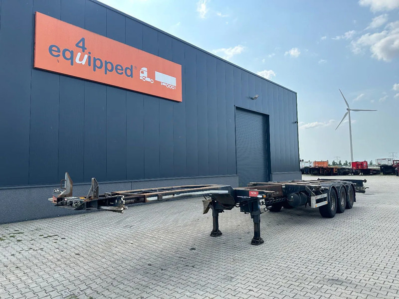 Pacton FLEX XL 45FT HC multi (3x extendable), liftaxle, SAF + DRUM, NL-chassis, APK: 12/2025 - Konteinerveduk/ Tõstukiga poolhaagis: pilt 1 Pacton FLEX XL 45FT HC multi (3x extendable), liftaxle, SAF + DRUM, NL-chassis, APK: 12/2025 - Konteinerveduk/ Tõstukiga poolhaagis: pilt 1