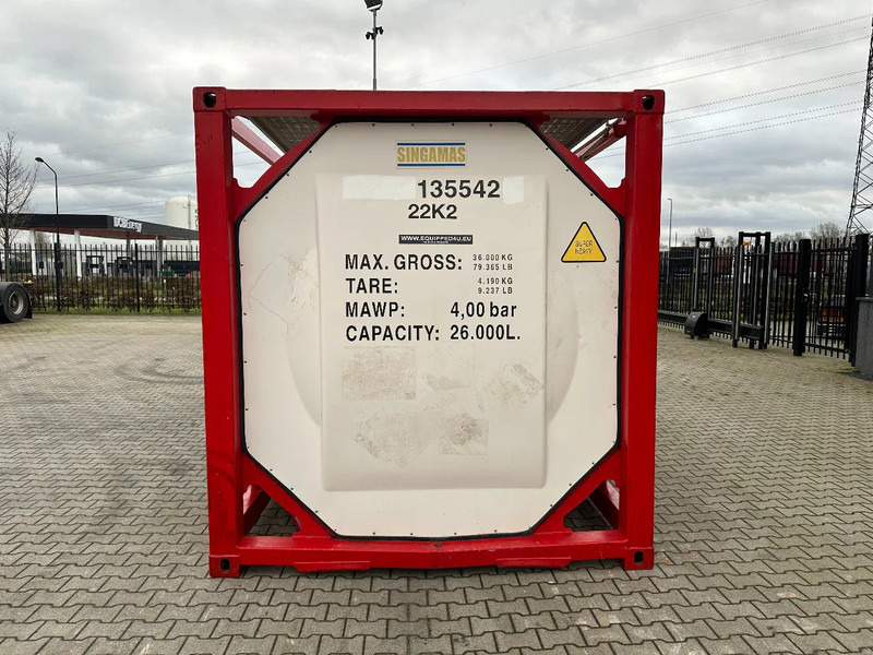 SINGAMAS 20FT ISO, 26.000L/1-COMP/3 BAFFELS/3 manholes, 5Y inspection: 06/2027 - Säilitusmahuti: pilt 5 SINGAMAS 20FT ISO, 26.000L/1-COMP/3 BAFFELS/3 manholes, 5Y inspection: 06/2027 - Säilitusmahuti: pilt 5