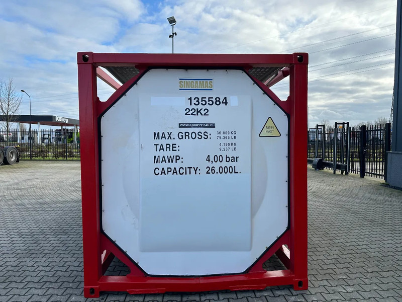 SINGAMAS 20FT ISO, 26.000L/1-COMP/3 BAFFELS/3 manholes, ADR inspectio valid till: 07/2025 - Säilitusmahuti: pilt 5 SINGAMAS 20FT ISO, 26.000L/1-COMP/3 BAFFELS/3 manholes, ADR inspectio valid till: 07/2025 - Säilitusmahuti: pilt 5