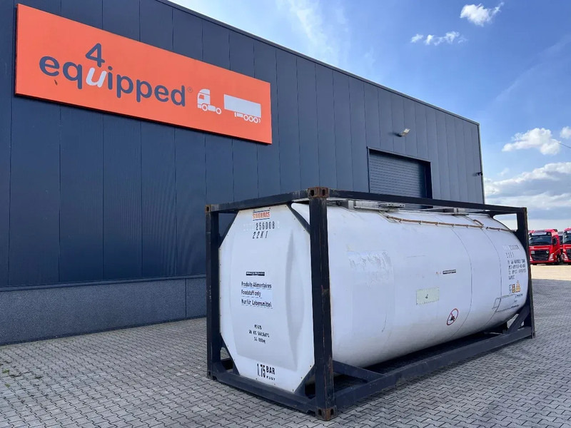 SINGAMAS TOP: Food grade, 25.000L, foodgrade, insp. till 07/2026 - Säilitusmahuti: pilt 1 SINGAMAS TOP: Food grade, 25.000L, foodgrade, insp. till 07/2026 - Säilitusmahuti: pilt 1