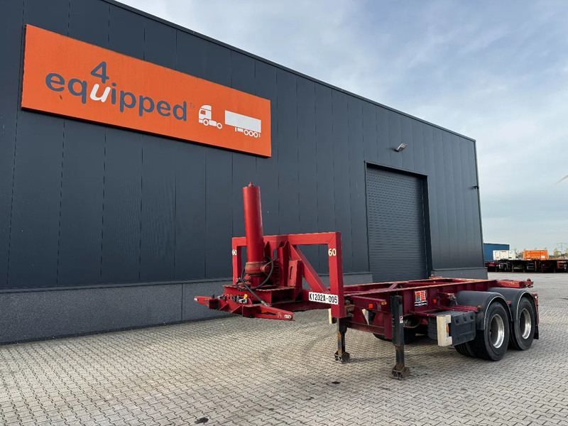 Van Hool 2 AXLE 20FT TIPPING-CHASSIS / TWIN-TIRES / BPW + DISC / ALCOA - Konteinerveduk/ Tõstukiga poolhaagis: pilt 1 Van Hool 2 AXLE 20FT TIPPING-CHASSIS / TWIN-TIRES / BPW + DISC / ALCOA - Konteinerveduk/ Tõstukiga poolhaagis: pilt 1