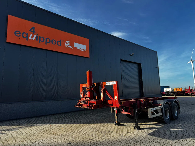 Van Hool 2 AXLE 20FT TIPPING-CHASSIS, TWIN-TIRES, BPW + DRUM, ALCOA - Konteinerveduk/ Tõstukiga poolhaagis: pilt 1 Van Hool 2 AXLE 20FT TIPPING-CHASSIS, TWIN-TIRES, BPW + DRUM, ALCOA - Konteinerveduk/ Tõstukiga poolhaagis: pilt 1