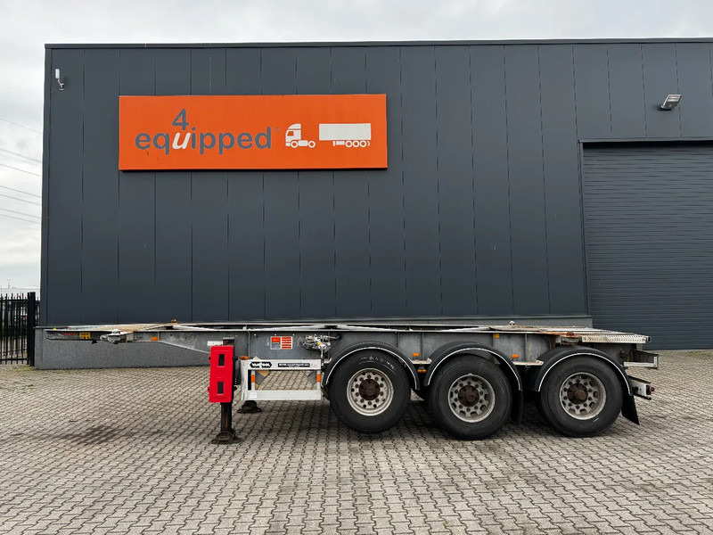 Van Hool 20FT /20FT SWAP ADR (EX/II, EX/III, FL, OX, AT), BPW, disc brakes, liftaxle, galvanized, ALCOA, NL-Chassis, empty weight 3.300KG - Konteinerveduk/ Tõstukiga poolhaagis: pilt 2 Van Hool 20FT /20FT SWAP ADR (EX/II, EX/III, FL, OX, AT), BPW, disc brakes, liftaxle, galvanized, ALCOA, NL-Chassis, empty weight 3.300KG - Konteinerveduk/ Tõstukiga poolhaagis: pilt 2