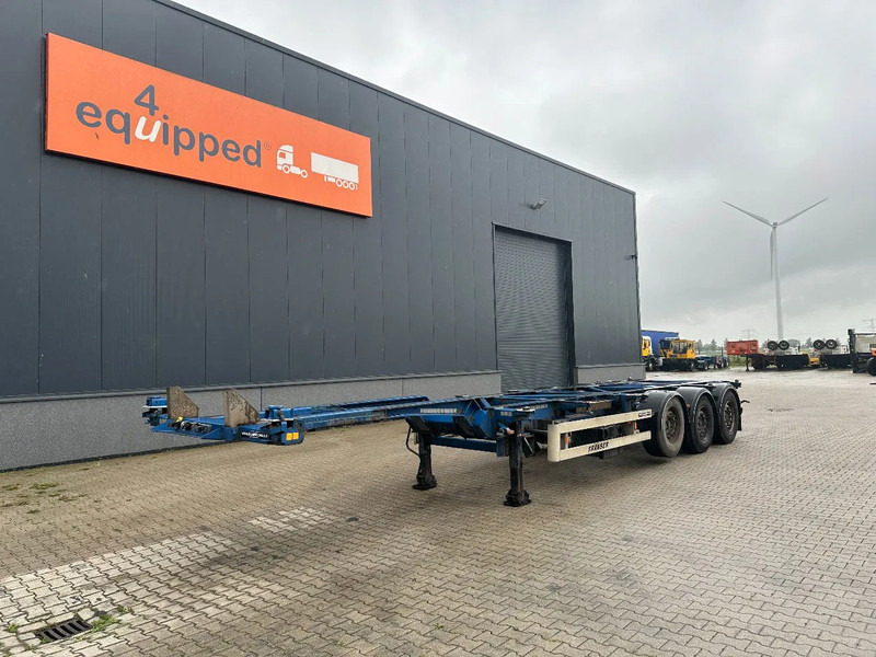 Van Hool 40FT HC-chassis, DISCBRAKES, liftaxle, extendable - Konteinerveduk/ Tõstukiga poolhaagis: pilt 1 Van Hool 40FT HC-chassis, DISCBRAKES, liftaxle, extendable - Konteinerveduk/ Tõstukiga poolhaagis: pilt 1