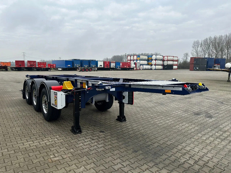 Van Hool NEW / DIRECT AVAILABLE 20FT / 20FT SWAP ADR-CHASSIS, DISCBRAKES, 3x available, ALU WHEELS - Konteinerveduk/ Tõstukiga poolhaagis: pilt 3 Van Hool NEW / DIRECT AVAILABLE 20FT / 20FT SWAP ADR-CHASSIS, DISCBRAKES, 3x available, ALU WHEELS - Konteinerveduk/ Tõstukiga poolhaagis: pilt 3