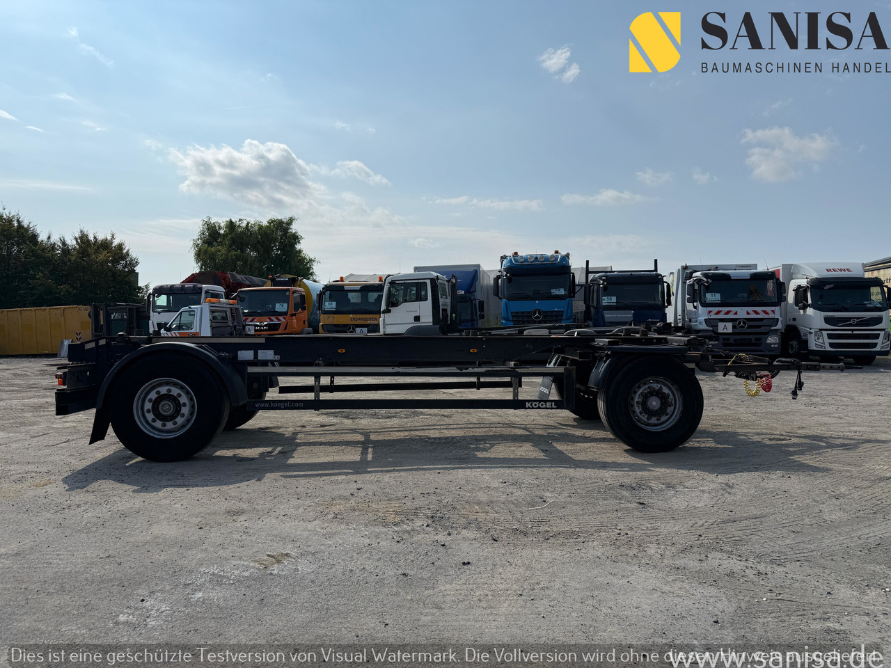 KÖGEL AW18/Wechselfahrgestell/BDF/Pneumatik - Šassii järelhaagis: pilt 5 KÖGEL AW18/Wechselfahrgestell/BDF/Pneumatik - Šassii järelhaagis: pilt 5