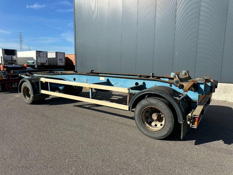 AJK AEEL/10-20 - 20T CONTAINERAANHANGER LUCHTVERING - DRUM BRAKES - AIR SUSP. - GIGANT ASSEN - 40mm - BELGISCHE PAPIEREN - Konteinerveduk/ Tõstuk järelhaagis: pilt 3 AJK AEEL/10-20 - 20T CONTAINERAANHANGER LUCHTVERING - DRUM BRAKES - AIR SUSP. - GIGANT ASSEN - 40mm - BELGISCHE PAPIEREN - Konteinerveduk/ Tõstuk järelhaagis: pilt 3