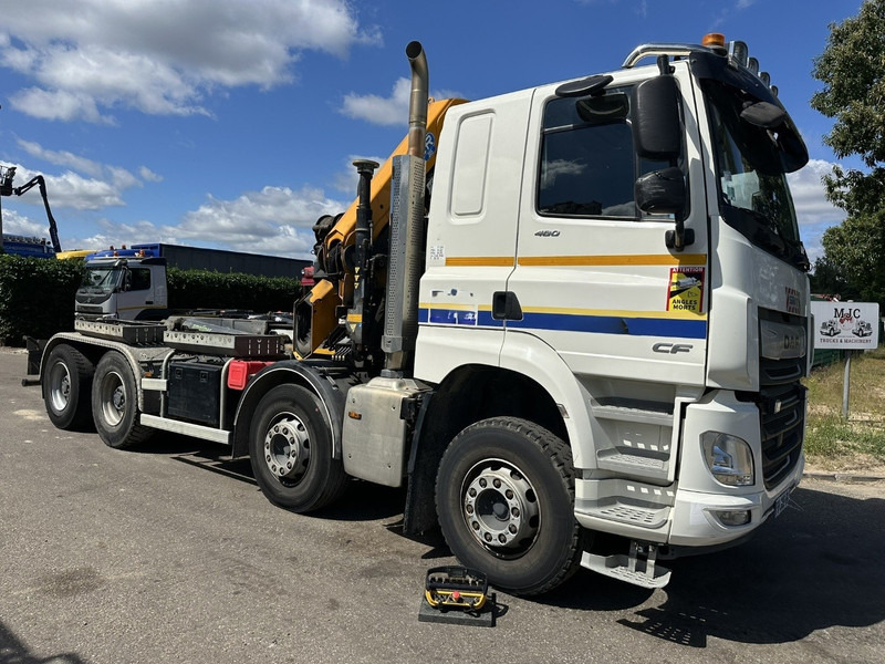 DAF CF 480 8x4 HOOKLIFT + CRANE (19m!) EFFER 205 / 6S + WINCH - RETARDER - *165.000km* - VERY NICE - Konkstõstukiga veoauto, Kraanaga veoauto: pilt 2 DAF CF 480 8x4 HOOKLIFT + CRANE (19m!) EFFER 205 / 6S + WINCH - RETARDER - *165.000km* - VERY NICE - Konkstõstukiga veoauto, Kraanaga veoauto: pilt 2