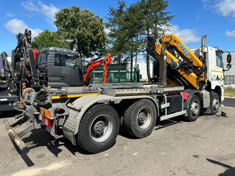 DAF CF 480 8x4 HOOKLIFT + CRANE (19m!) EFFER 205 / 6S + WINCH - RETARDER - *165.000km* - VERY NICE - Konkstõstukiga veoauto, Kraanaga veoauto: pilt 4 DAF CF 480 8x4 HOOKLIFT + CRANE (19m!) EFFER 205 / 6S + WINCH - RETARDER - *165.000km* - VERY NICE - Konkstõstukiga veoauto, Kraanaga veoauto: pilt 4