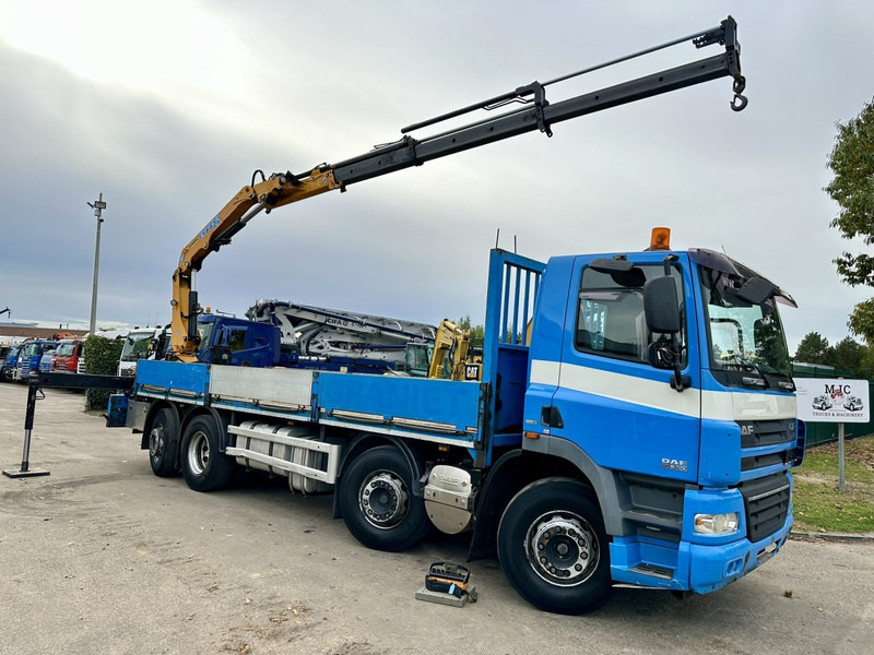 DAF CF 85.360 8x2 PRITSCHE 7m35 + KRAN EFFER 165-3S + RADIO - MANUAL GEARBOX ZF - EURO 5 - BE TRUCK - Madelveok/ Platvormveok, Kraanaga veoauto: pilt 2 DAF CF 85.360 8x2 PRITSCHE 7m35 + KRAN EFFER 165-3S + RADIO - MANUAL GEARBOX ZF - EURO 5 - BE TRUCK - Madelveok/ Platvormveok, Kraanaga veoauto: pilt 2