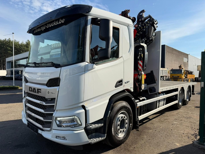 DAF XD 450 6x4 PRITSCHE + (24m) KRAN FASSI F345 8x + WINCH - 35.000km - *TOP CONDITION* - BE TRUCK - Madelveok/ Platvormveok, Kraanaga veoauto: pilt 4 DAF XD 450 6x4 PRITSCHE + (24m) KRAN FASSI F345 8x + WINCH - 35.000km - *TOP CONDITION* - BE TRUCK - Madelveok/ Platvormveok, Kraanaga veoauto: pilt 4