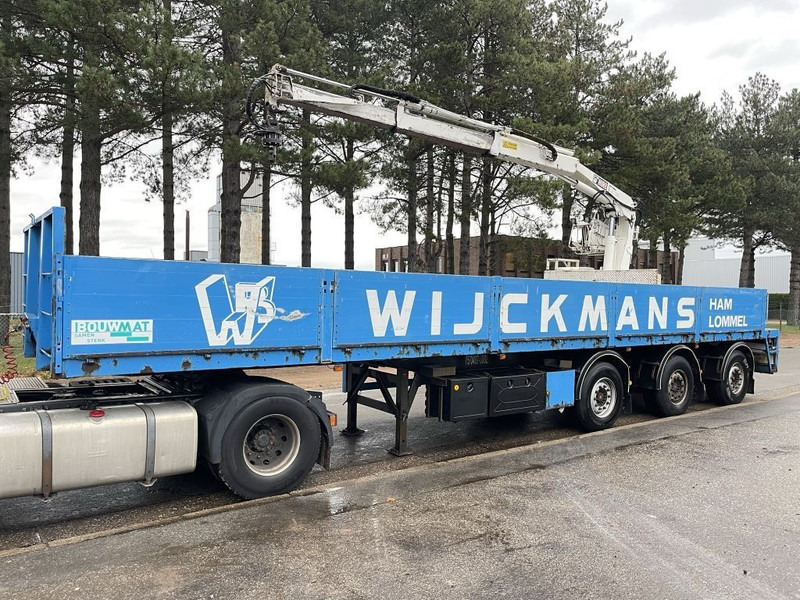 Kwb STEENOPLEGGER KRAAN HIAB R130-F2 - 2x EXT + ROTATOR - 2x STUURASSEN - SCHIJFREMMEN - SAF ASSEN - Platvorm/ Madelpoolhaagis: pilt 1 Kwb STEENOPLEGGER KRAAN HIAB R130-F2 - 2x EXT + ROTATOR - 2x STUURASSEN - SCHIJFREMMEN - SAF ASSEN - Platvorm/ Madelpoolhaagis: pilt 1