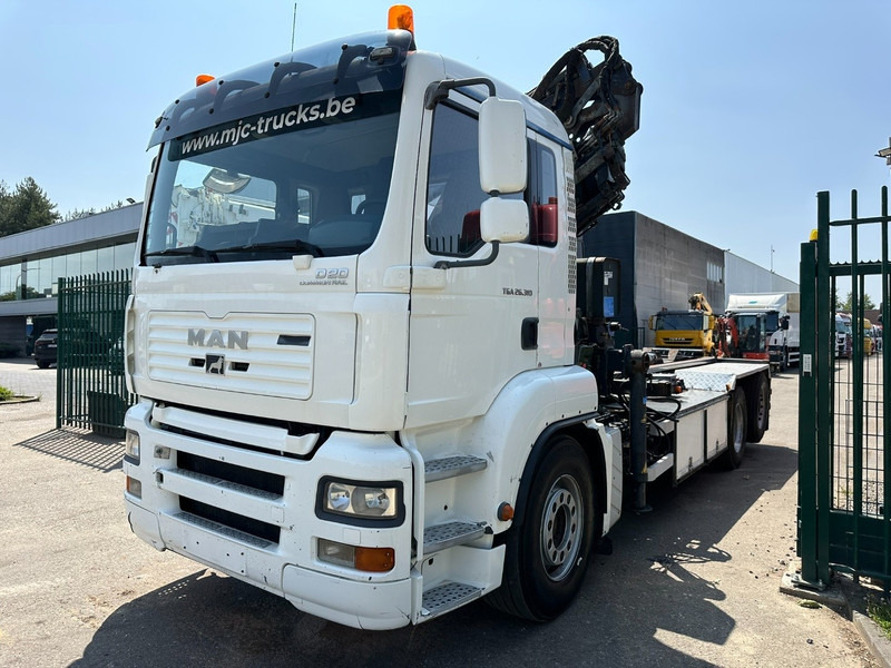 MAN TGA 26.310 6X2 HOOKLIFT + CRANE COPMA 160.4 + JIB J2 + WINCH - RADIO - LIFT + STEERING AXLE - EURO 3 - BE - Kraanaga veoauto: pilt 5 MAN TGA 26.310 6X2 HOOKLIFT + CRANE COPMA 160.4 + JIB J2 + WINCH - RADIO - LIFT + STEERING AXLE - EURO 3 - BE - Kraanaga veoauto: pilt 5