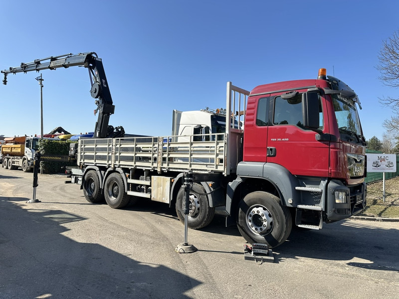 MAN TGS 35.420 8x4 + CRANE HIAB X-HIPRO 302 EP-5 - 192.000km - ROTATOR - 5/6 F - PLATFORM 6m55 - AIR SUSPENSION - TUV 06/2025 - TOP CONDITION - Madelveok/ Platvormveok, Kraanaga veoauto: pilt 2 MAN TGS 35.420 8x4 + CRANE HIAB X-HIPRO 302 EP-5 - 192.000km - ROTATOR - 5/6 F - PLATFORM 6m55 - AIR SUSPENSION - TUV 06/2025 - TOP CONDITION - Madelveok/ Platvormveok, Kraanaga veoauto: pilt 2
