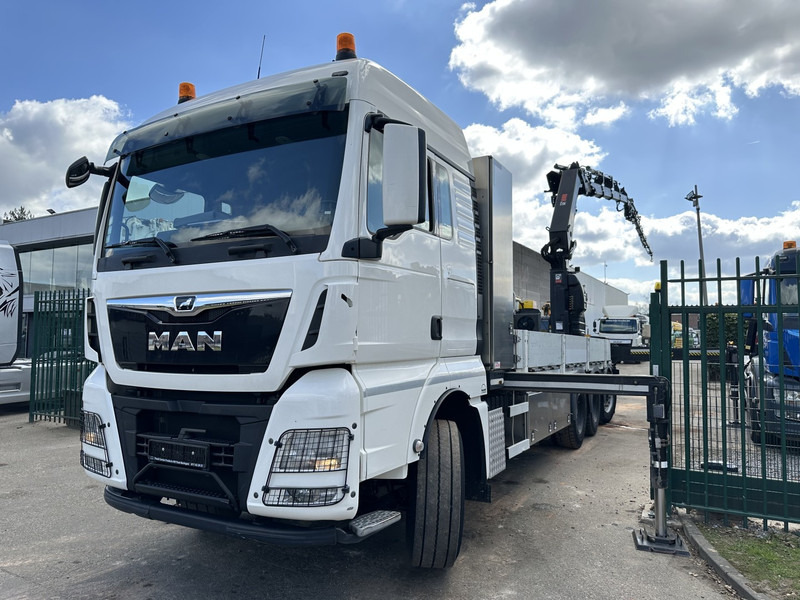 MAN TGX 35.420 8x4-4 TRIDEM + CRANE (26m!) HIAB X-HIPRO 408 E-5 + JIB 100X-5 - PLATFORM 6m40 - *306.245km* - BE TRUCK - Kraanaga veoauto: pilt 2 MAN TGX 35.420 8x4-4 TRIDEM + CRANE (26m!) HIAB X-HIPRO 408 E-5 + JIB 100X-5 - PLATFORM 6m40 - *306.245km* - BE TRUCK - Kraanaga veoauto: pilt 2