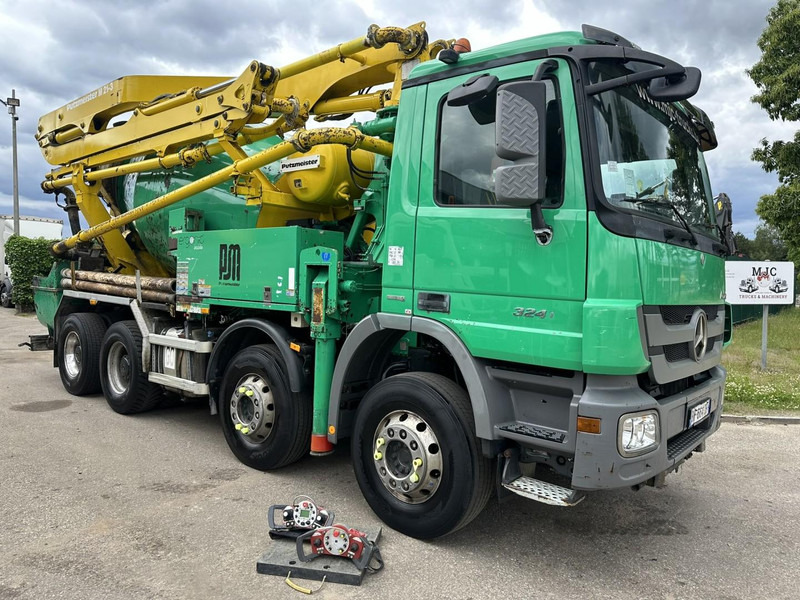 Mercedes-Benz ACTROS 3241 8x4 PUMI PM M 21-3 (21m) Putzmeister - *238.000km* / 1586H - EPS - BLADVERING / NAAFREDUCTIE - Autobetoonisegisti: pilt 1 Mercedes-Benz ACTROS 3241 8x4 PUMI PM M 21-3 (21m) Putzmeister - *238.000km* / 1586H - EPS - BLADVERING / NAAFREDUCTIE - Autobetoonisegisti: pilt 1