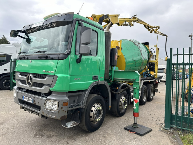 Mercedes-Benz ACTROS 3241 8x4 PUMI PM M 21-3 (21m) Putzmeister - *238.000km* / 1586H - EPS - BLADVERING / NAAFREDUCTIE - Autobetoonisegisti: pilt 4 Mercedes-Benz ACTROS 3241 8x4 PUMI PM M 21-3 (21m) Putzmeister - *238.000km* / 1586H - EPS - BLADVERING / NAAFREDUCTIE - Autobetoonisegisti: pilt 4