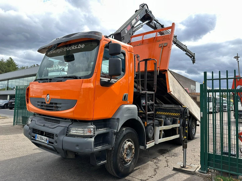 Renault KERAX 380 DXI 6x4 TIPPER + CRANE HIAB 144 B-3 - RADIO - *246.000km* - RETARDER - BORDMATIC - EURO 5 - Kallurauto, Kraanaga veoauto: pilt 2 Renault KERAX 380 DXI 6x4 TIPPER + CRANE HIAB 144 B-3 - RADIO - *246.000km* - RETARDER - BORDMATIC - EURO 5 - Kallurauto, Kraanaga veoauto: pilt 2