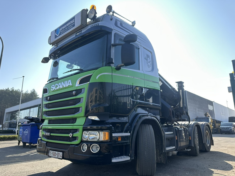 Scania R500 V8 6x2 TRACTOR + CRANE MKG HLK 231 HP (23tm) - 4x HYDR - RADIO - RETARDER - MANUAL - LIFT + STEERING AXLE - Sadulveok: pilt 4 Scania R500 V8 6x2 TRACTOR + CRANE MKG HLK 231 HP (23tm) - 4x HYDR - RADIO - RETARDER - MANUAL - LIFT + STEERING AXLE - Sadulveok: pilt 4