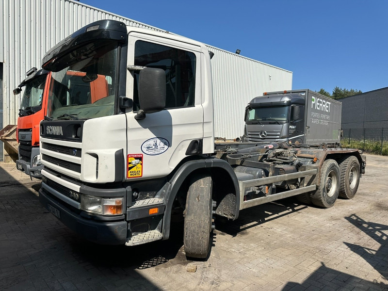 Scania 114C-340 6x4 HOOKLIFT 20T GANCHO - SPRING / BALLESTAS - MANUAL - EURO 3 - FR TRUCK - Konkstõstukiga veoauto: pilt 2 Scania 114C-340 6x4 HOOKLIFT 20T GANCHO - SPRING / BALLESTAS - MANUAL - EURO 3 - FR TRUCK - Konkstõstukiga veoauto: pilt 2