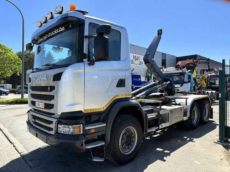 Scania G450 6x4 HOOKLIFT AJK 20T - 5760mm - 3m90 WB - HUB REDUCTION / STEEL SUSP. - EURO 6 - BE TRUCK - Konkstõstukiga veoauto: pilt 3 Scania G450 6x4 HOOKLIFT AJK 20T - 5760mm - 3m90 WB - HUB REDUCTION / STEEL SUSP. - EURO 6 - BE TRUCK - Konkstõstukiga veoauto: pilt 3